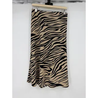 Photo of Sanctuary | Zebra Print Midi Skirt Black Tan M