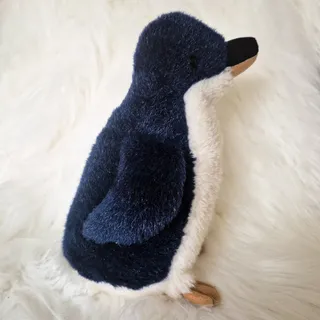 Photo of Vintage Penguinparade Penguin Plush 10" Blue White Stuffed Animal Bird Toy