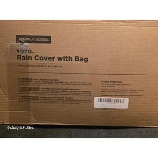 Photo of Radio Flyer Voya Quad Stroller Wagon Rain Cover Bag AC3900-80 Open Box