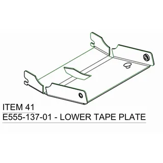 Photo of LOWER TAPE PLATE ASSEMBLY FOR BETTER PACK 555