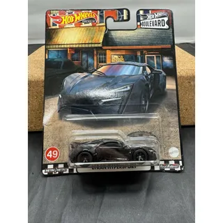 Photo of Hot Wheels Premium Boulevard Lykan Hypersport #49 Black Real Riders Diecast 1:64