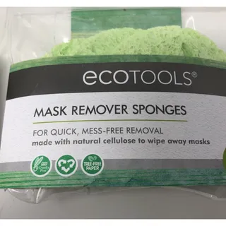 Photo of EcoTools Sponge Facial Mask Remover Sponges Green Natural Cellulose Vegan 3 Pack