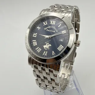 Photo of Beverly Hills Polo Club Quartz Men's Dress Watch Working New Battery