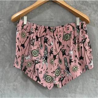 Photo of Disney Nightmare Before Christmas Jack Skellington Pajamas Sleep Shorts Womens L