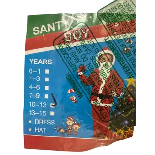 Photo of Boy's Santa Costume Size 10-14 Never Been Opened NWT
