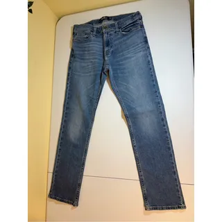 Photo of Hollister Slim Straight Jeans Women’s Size 30x30 Medium Wash Epic Flex Denim