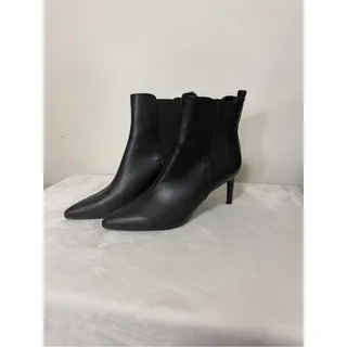 Photo of Classic Pointed-Toe Black Ankle Boots