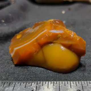 Photo of Carnelian Agate Opalized Banding Specimen Natural Form (1.9oz)