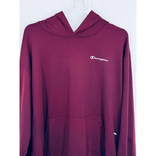 Photo of Champion City Sport hoodie men's XL pullover lightweight sweatshirt maroon red