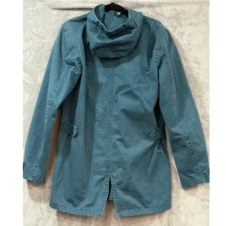 Photo of Hooded Utility Cargo Coat Diamond Supply Co Teal Cotton Skate Grunge Style Men L
