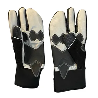 Photo of Planet Bike Cycling Gloves Sz M Black Half-lobster Design Winter Cold Weather