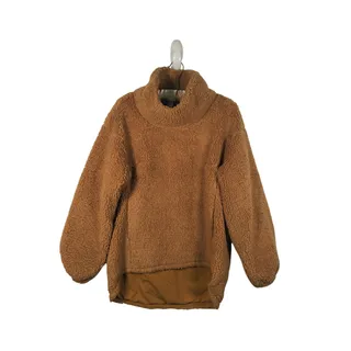 Photo of Lululemon Warmth Restore Sherpa Pullover Size 8 Brown Cozy Winter Athleisure