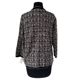 Photo of Kasper Purple Black and Gold Cardigan - Large