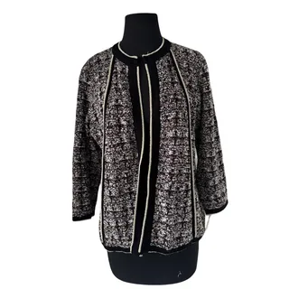 Photo of Kasper Purple Black and Gold Cardigan - Large