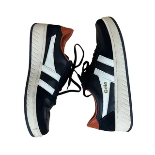 Photo of Gola Grandslam Classic Shoes Sneakers Men 10 Black Rust Leather Preppy Casual