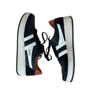 Photo of Gola Grandslam Classic Shoes Sneakers Men 10 Black Rust Leather Preppy Casual