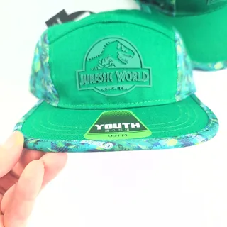 Photo of Jurassic World Lot of (6) NWT Youth 5 Panel Camper Hat Snap Back
