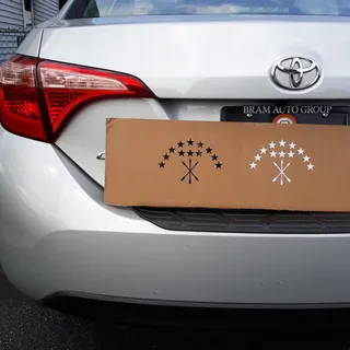Photo of White Circassian (Adigha) Flag Bumper/Window Sticker (6" x 4")