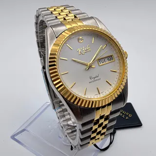 Photo of Kish Day-Date Quartz 'Datejust' Style Men's Watch - NWT