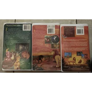 Photo of Disney - Lion King VHS Lot (3) . Rare, Collector’s Editions
