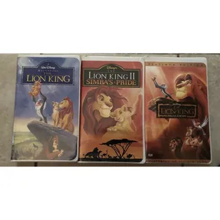 Photo of Disney - Lion King VHS Lot (3) . Rare, Collector’s Editions