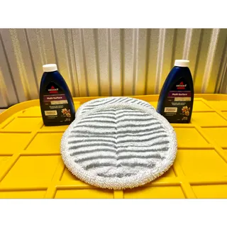 Photo of Bissell SpinWave Mop Pads 2 Pack + Multi-Surface Formula 8oz Lot New