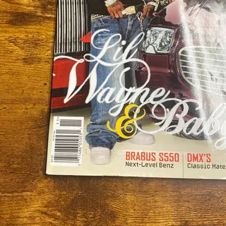 Photo of RIDES Magazine November 2006 LIL WAYNE & Baby Family Jewels