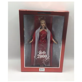 Photo of Vintage Barbie 2000 Doll Millennium Celebration Red Gown Mattel 27409 NIB