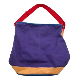 Photo of Jennifer Moore Canvas Crossbody Tote Y2K School Bookbag Womens Satchel Mailbag