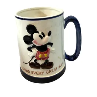 Photo of VTG Walt Disney Productions "Behind Every Great Man There's Always A Woman" Mug