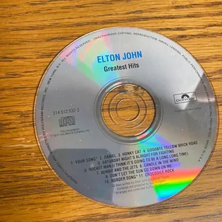 Photo of Elton John Greatest Hits CD Polydor BMG Direct D Classic Rock 1974 *no case*