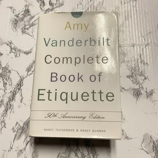 Photo of The Amy Vanderbilt Complete Book of Etiquette,- 0385413424, hardcover, Tuckerman