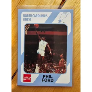 Photo of Phil Ford 1989 Collegiate Collection #8 - North Carolina's Finest - Fresh Pull