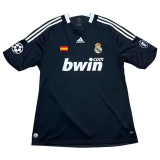 Photo of 2008 Adidas Real Madrid Champions League Royston Drenthe Soccer Jersey