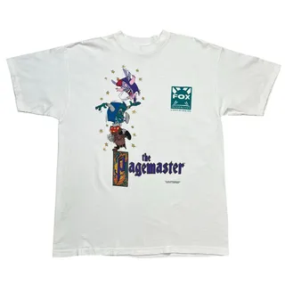 Photo of Vintage 1994 Fox Interactive The Pagemaster Movie Promo Tee