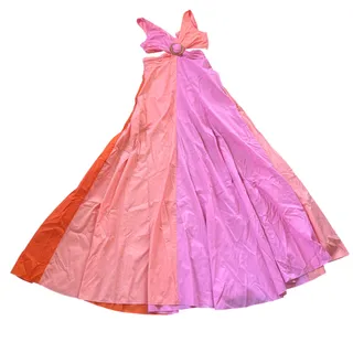 Photo of NEW Staud Passage Dress Tangerine Grapefruit Petal