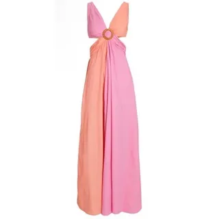 Photo of NEW Staud Passage Dress Tangerine Grapefruit Petal