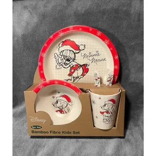 Photo of Minnie Mouse Christmas Themed Kids 5pc Dinnerware