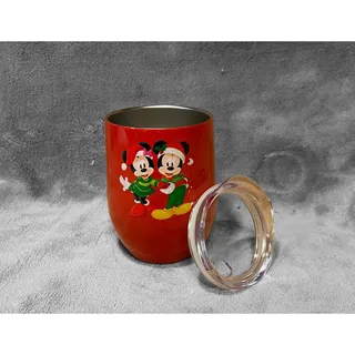 Photo of Mickey & Minnie Christmas Holiday Insulated Cup w/Lid