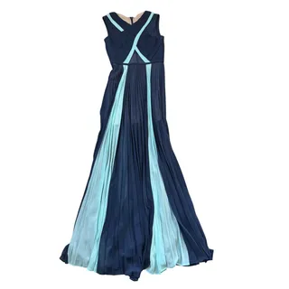 Photo of NEW BCBG Max Azria Caia Maxi Dress Dark Navy Combo