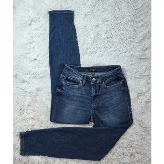 Photo of Judy Blue High Rise Boyfriend Jeans Cropped Dark Wash Size 27 / 5