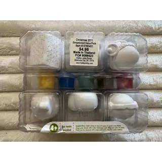 Photo of Colorbok You Paint It! 64953 Plaster 6 pk Gingerbread Friends New 2011