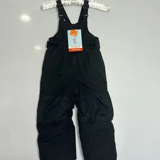 Photo of Cat & Jack Toddler 3T Black Snow Bib Overalls Insulated Ski Snow Pants NWT