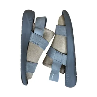 Photo of Crocs LiteRide Shoes Sandals Women 7 Gray Strappy Comfort Slip On Summer 205106