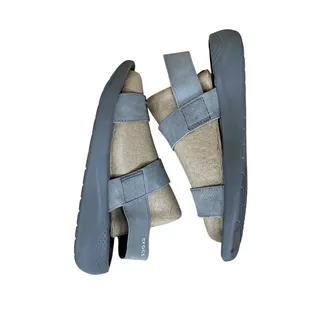 Photo of Crocs LiteRide Shoes Sandals Women 7 Gray Strappy Comfort Slip On Summer 205106