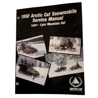 Photo of 1992 Arctic Cat Snowmobile Service Manual 2254-735 Lynx - Lynx Mountain Cat NEW!