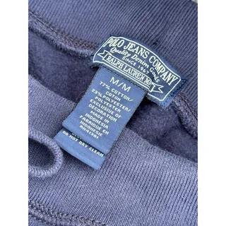 Photo of Polo Jeans Co Ralph Lauren Navy Blue Fleece Sweatpants Mens Medium