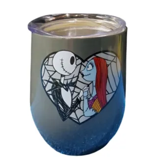 Photo of Nightmare Before Christmas Insulated Round Bottom Cup w/Lid-NEW