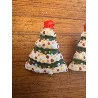 Photo of Vintage Christmas tree earrings