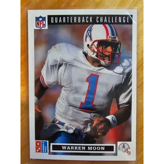 Photo of Warren Moon 1991 Upper Deck Domino's Quarterback Challenge #11- NFL - Fresh Pull